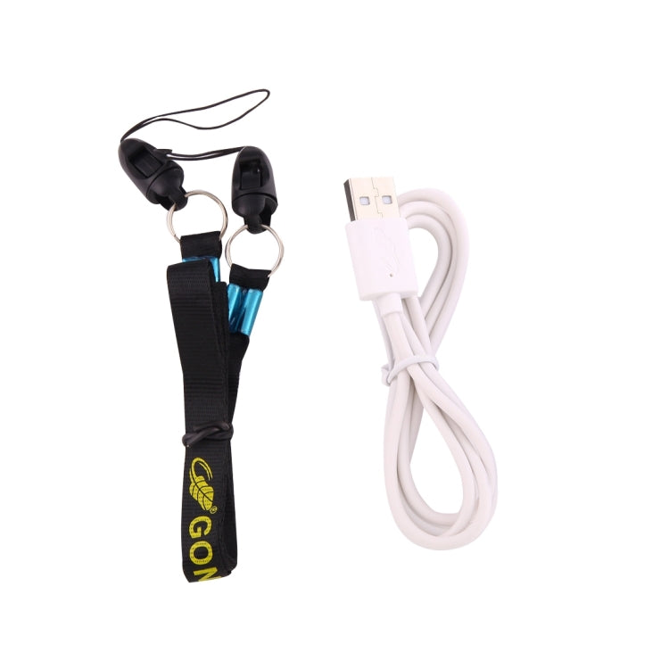 GONGTIAN W910 Multifuncional USB Rechargeable Fans with Neck Strap, No Battery