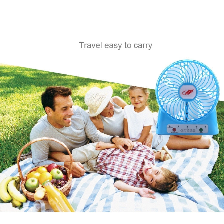 GONGTIAN GT532 Portable Multifuncional USB Rechargeable Fans, 4 Ranges Speed Modes
