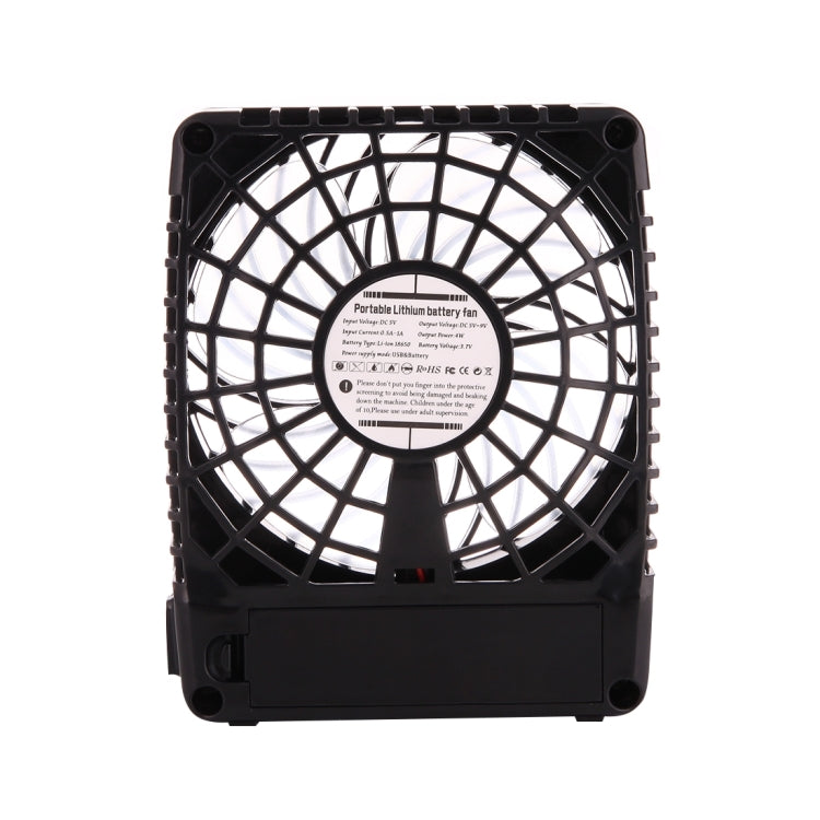 Y-FAN F-97 Portable Rechargeable USB Mini Desktop Fan with Flexible Tube Clip Holder