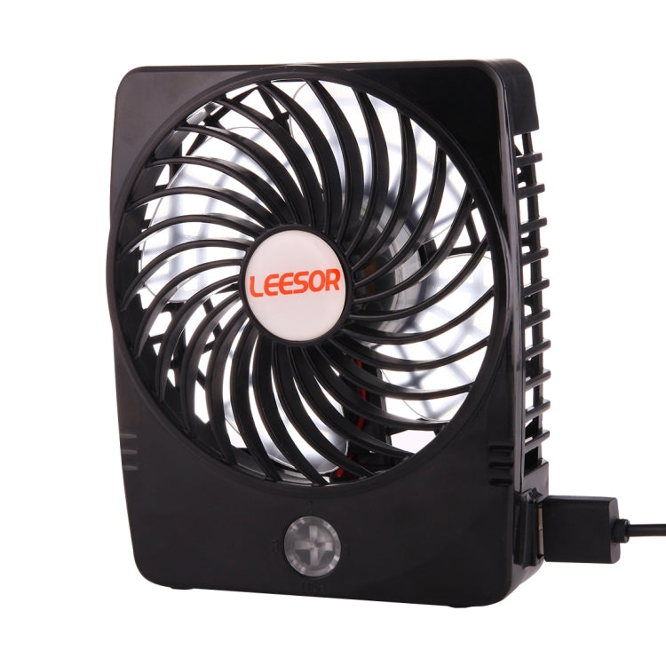 Y-FAN F-97 Portable Rechargeable USB Mini Desktop Fan with Flexible Tube Clip Holder