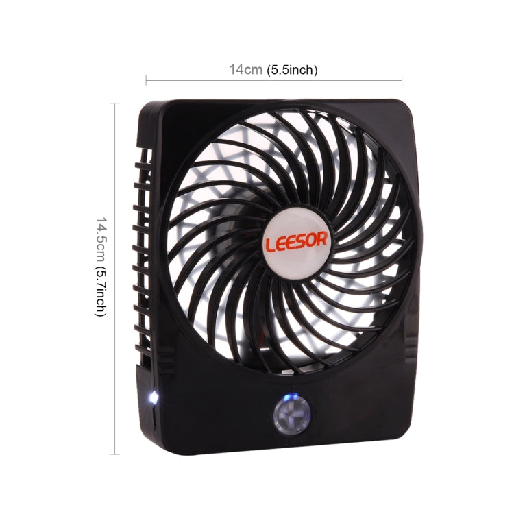 Y-FAN F-97 Portable Rechargeable USB Mini Desktop Fan with Flexible Tube Clip Holder