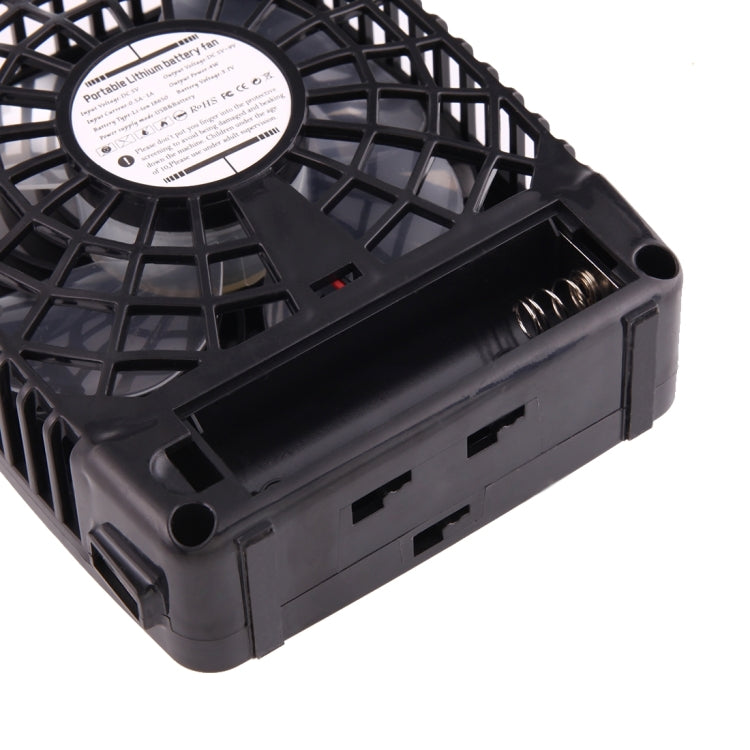 Y-FAN F-97 Portable Rechargeable USB Mini Desktop Fan with Flexible Tube Clip Holder