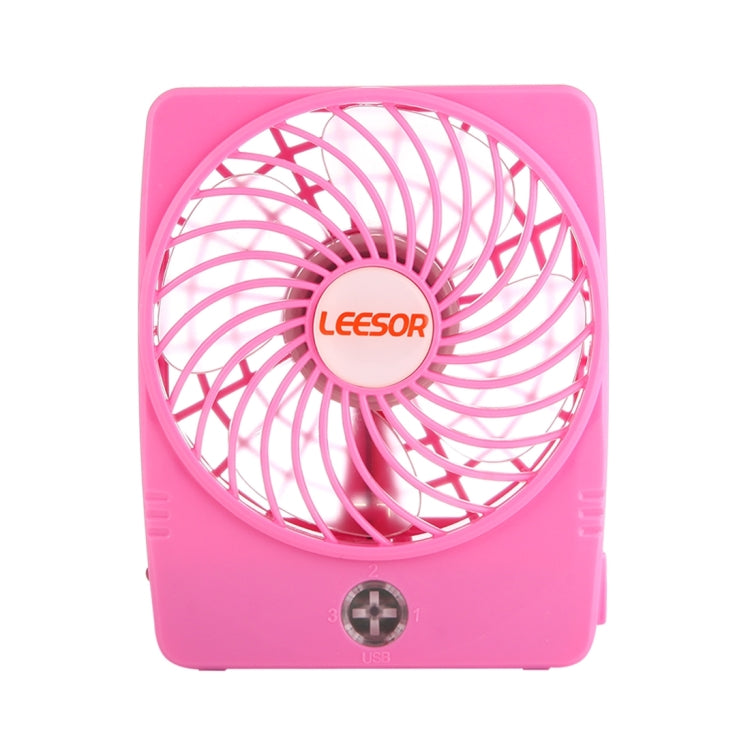 Y-FAN F-97 Portable Rechargeable USB Mini Desktop Fan with Flexible Tube Clip Holder