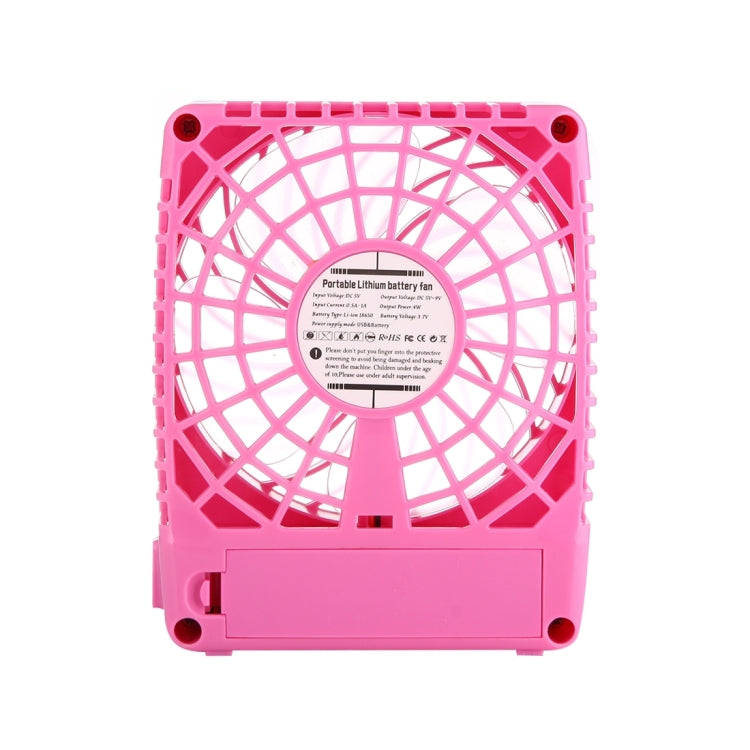 Y-FAN F-97 Portable Rechargeable USB Mini Desktop Fan with Flexible Tube Clip Holder