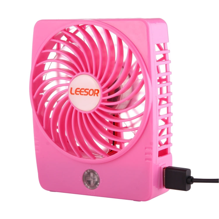 Y-FAN F-97 Portable Rechargeable USB Mini Desktop Fan with Flexible Tube Clip Holder