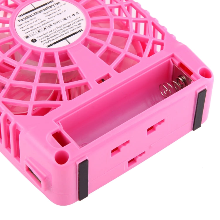 Y-FAN F-97 Portable Rechargeable USB Mini Desktop Fan with Flexible Tube Clip Holder