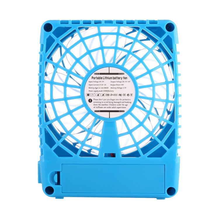 Y-FAN F-97 Portable Rechargeable USB Mini Desktop Fan with Flexible Tube Clip Holder