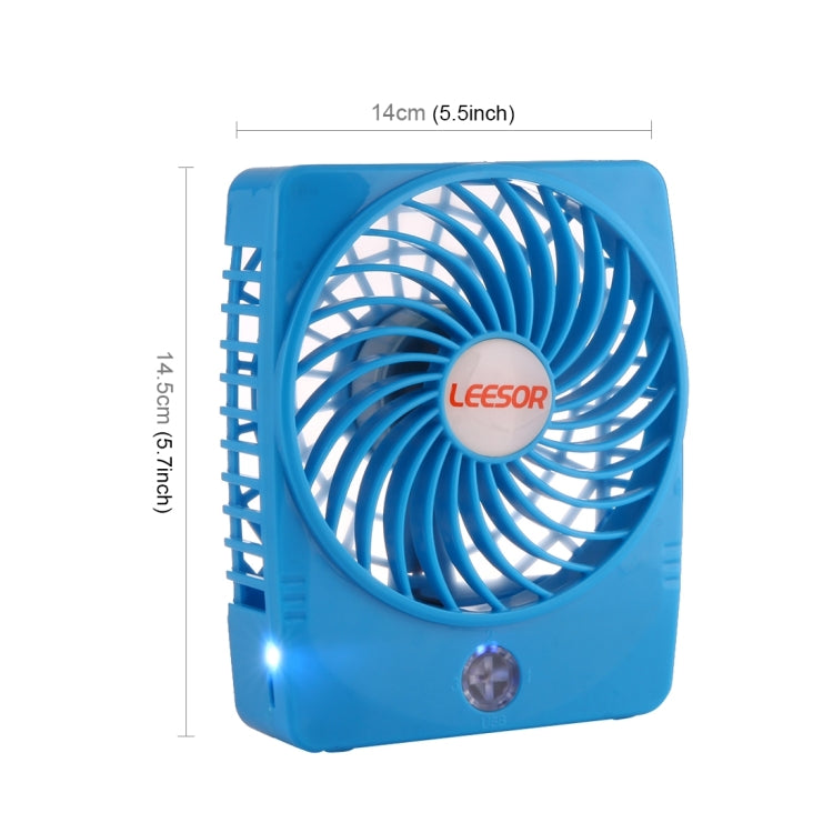 Y-FAN F-97 Portable Rechargeable USB Mini Desktop Fan with Flexible Tube Clip Holder