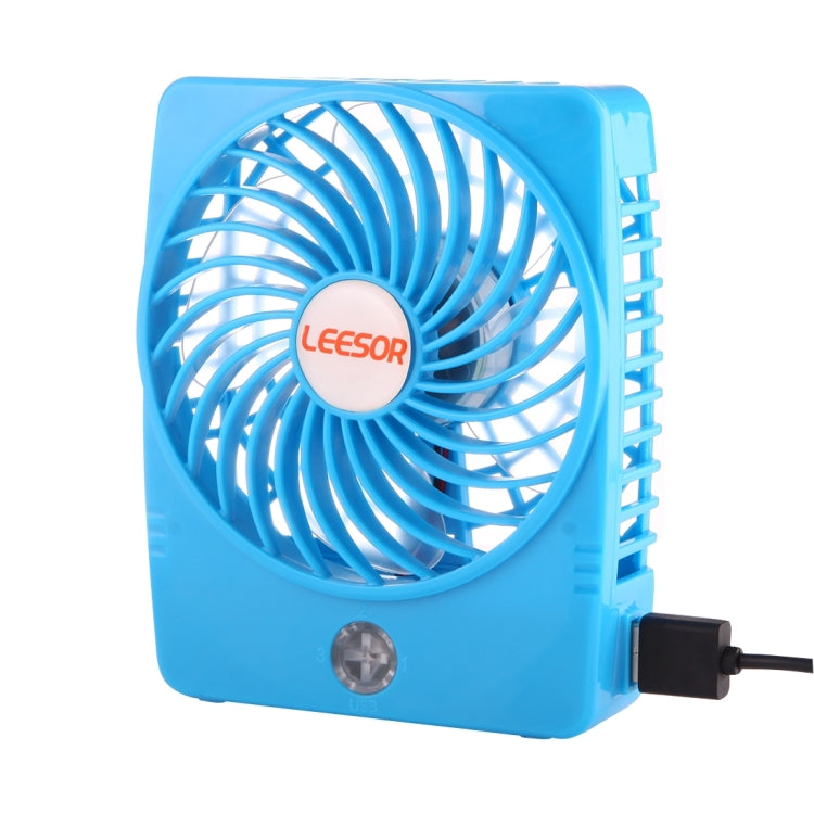 Y-FAN F-97 Portable Rechargeable USB Mini Desktop Fan with Flexible Tube Clip Holder