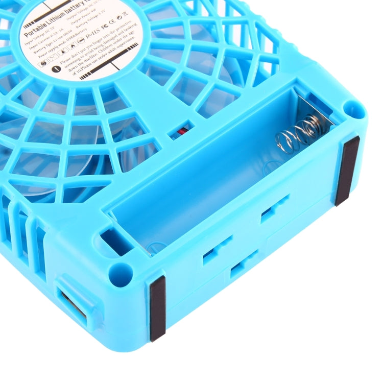 Y-FAN F-97 Portable Rechargeable USB Mini Desktop Fan with Flexible Tube Clip Holder