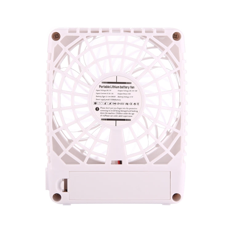 Y-FAN F-97 Portable Rechargeable USB Mini Desktop Fan with Flexible Tube Clip Holder