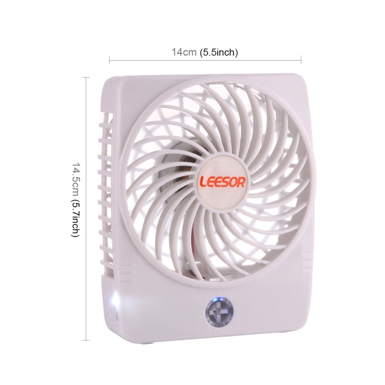 Y-FAN F-97 Portable Rechargeable USB Mini Desktop Fan with Flexible Tube Clip Holder