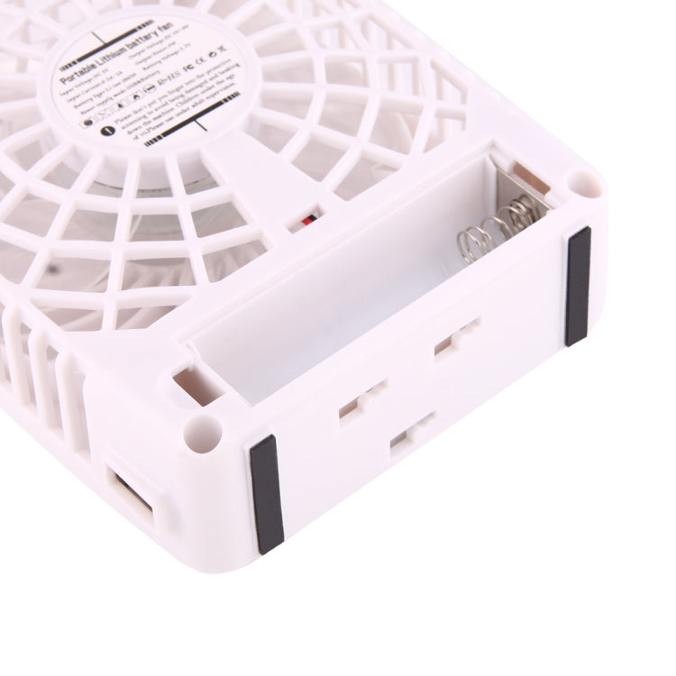 Y-FAN F-97 Portable Rechargeable USB Mini Desktop Fan with Flexible Tube Clip Holder