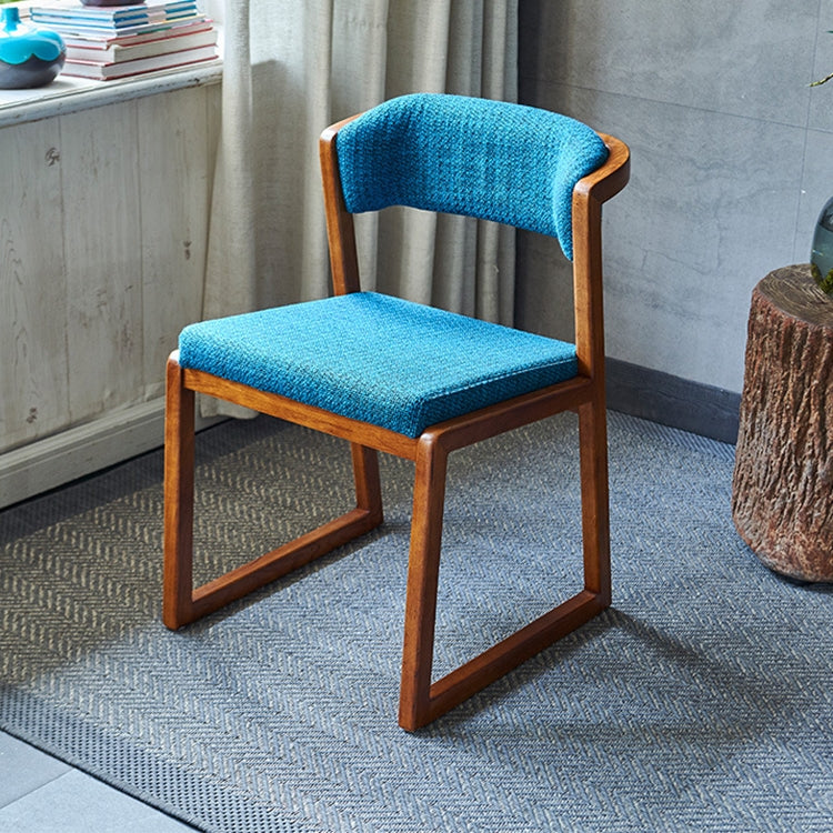 Nordic Modern Minimalist Solid Wood Oak Back Chair Cafe Lounge Chair