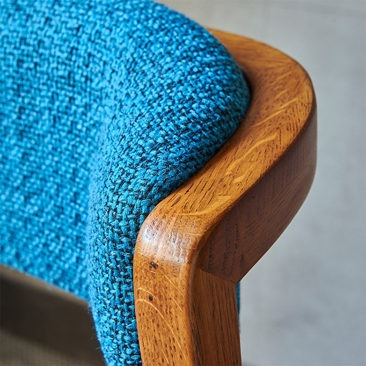 Nordic Modern Minimalist Solid Wood Oak Back Chair Cafe Lounge Chair