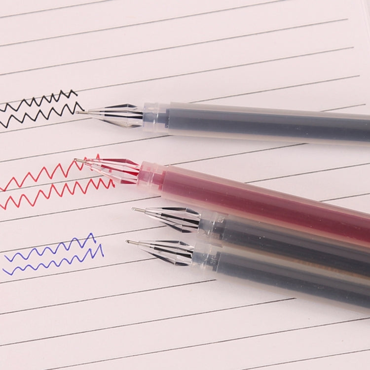 20 PCS 0.38mm Creative Stationery Gel Pen Diamond Head Refills for Office Supplies Essential, Random Color Delivery