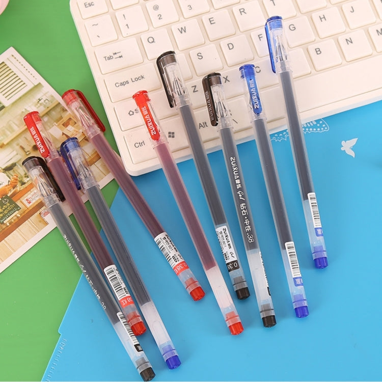 20 PCS 0.38mm Creative Stationery Gel Pen Diamond Head Refills for Office Supplies Essential, Random Color Delivery
