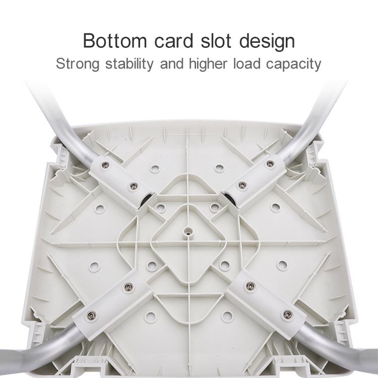 Aluminum Alloy Bath Chair with Backrest for Elderly / Pregnant Woman