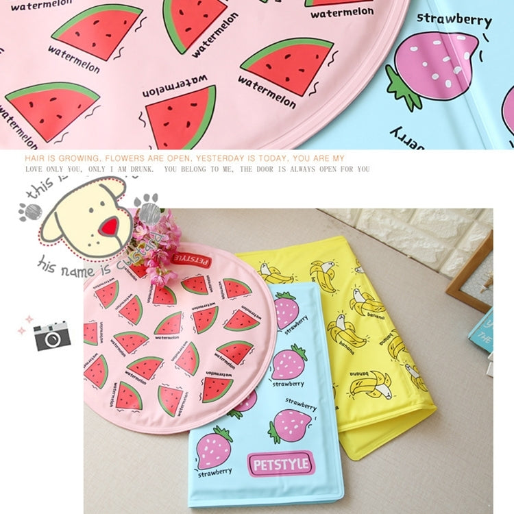 Cute Cartoon Summer Square Dog Pad Bed House Pet Cool Cooler Pad Dog Mat Cushion,M,Size:40*30cm,Random Color Delivery