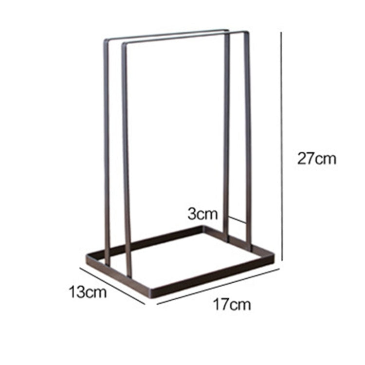 Creative Iron Finishing Frame Hanger Companion Storage Rack, Size: 17*13*27cm(Coffee)