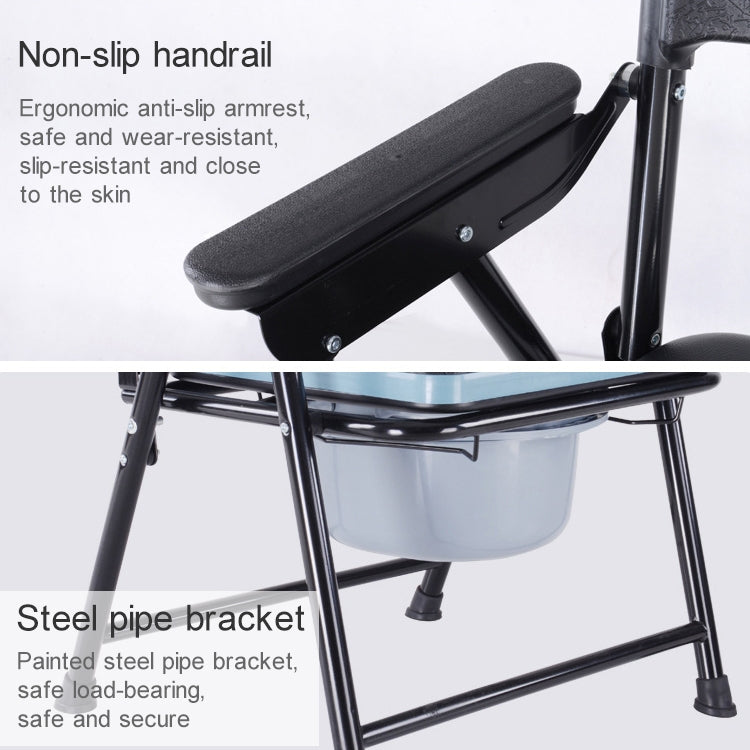 890B Elderly Pregnant Woman Toilet Moving Toilet Chair