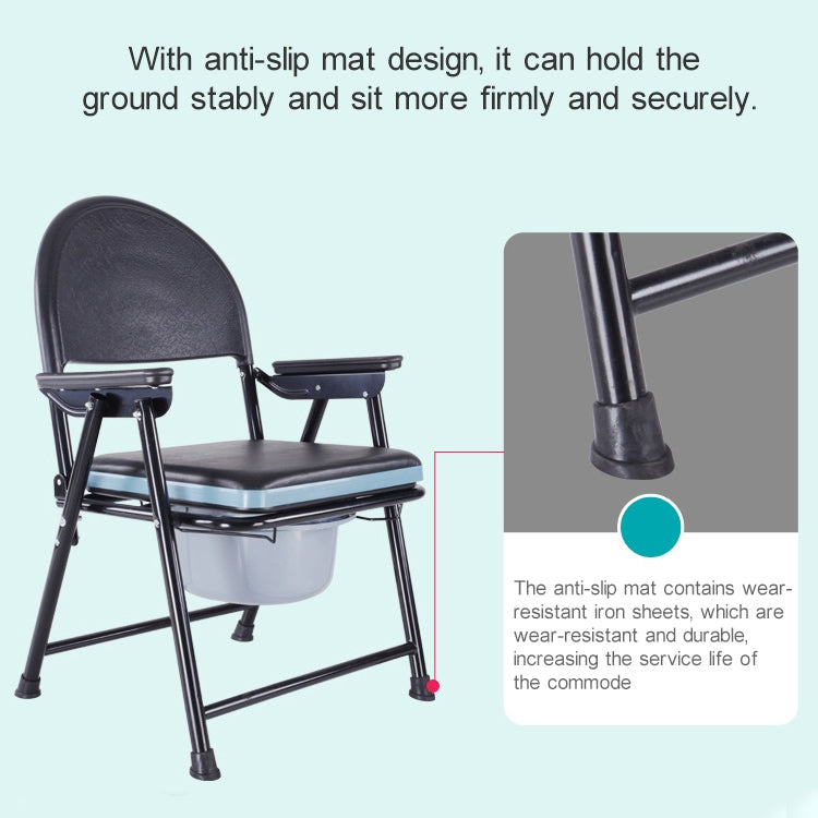 890B Elderly Pregnant Woman Toilet Moving Toilet Chair