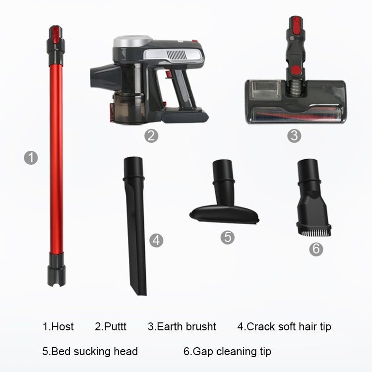 V6 110W Household Wireless Handheld Electric Low Noise Vacuum Cleaner