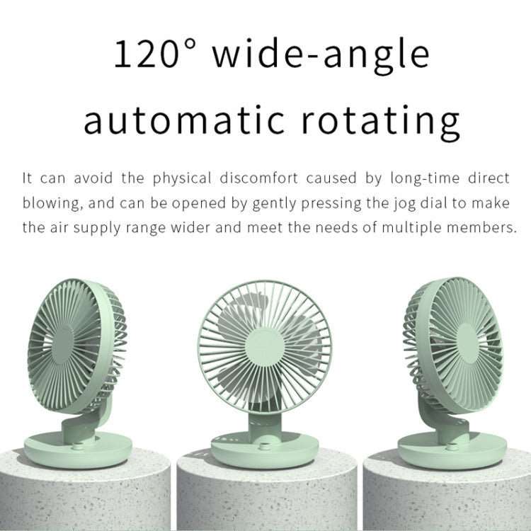 Multi-function Bionic Blade Design Adjustable Ballet Shaking Head USB Charging Desktop Electric Fan (Pink)