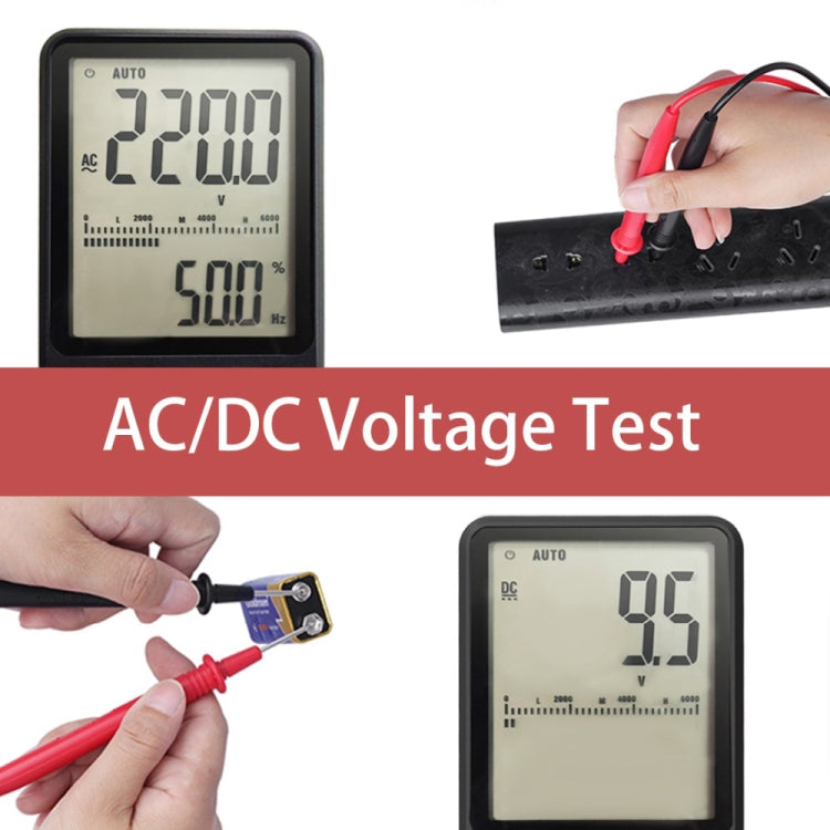 BSIDE ADMS7 Intelligent Fully Automatic No Shifting Ultra-thin Digital Multimeter with Large Display Screen
