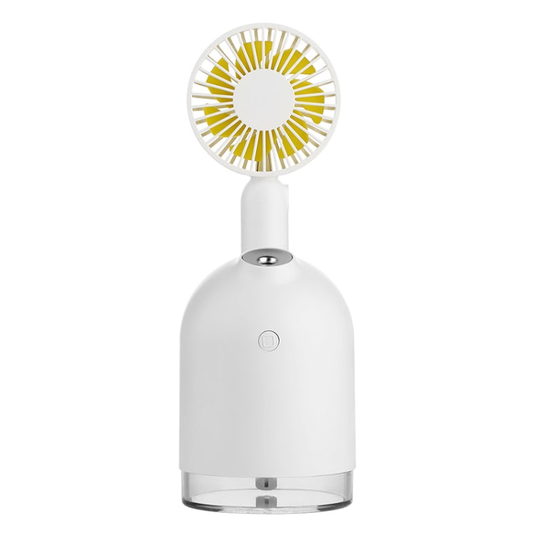 Multi-function Adjustable USB Charging Spray Humidifier Handheld Desktop Electric Fan, Support 3 Speed Control