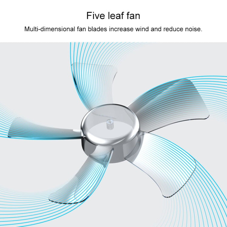 Adjustable Multidimensional Fan Leaf USB Charging Desktop Electric Fan, Support 3 Speed Control