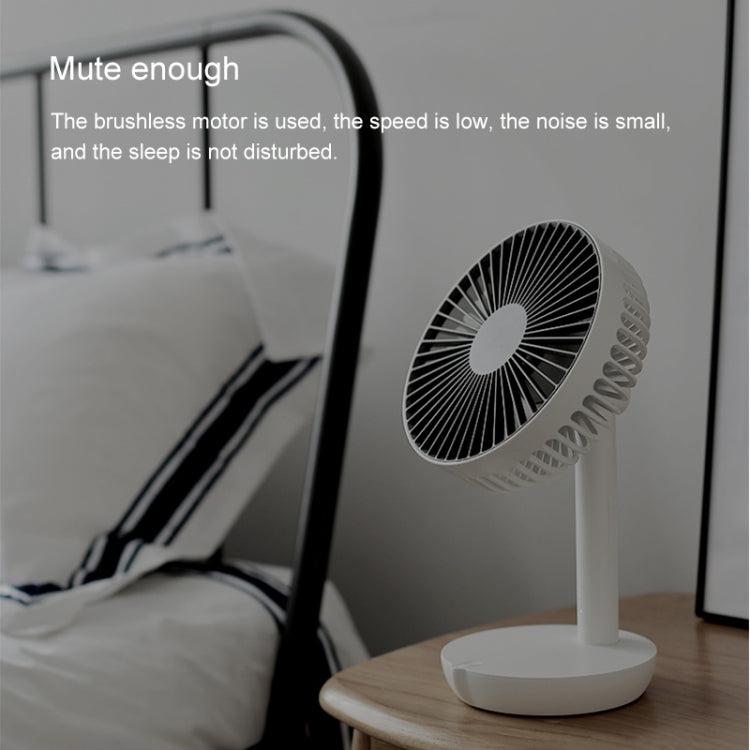 Adjustable Angle USB Charging Mute Desktop Electric Fan, Support 5 Speed Control