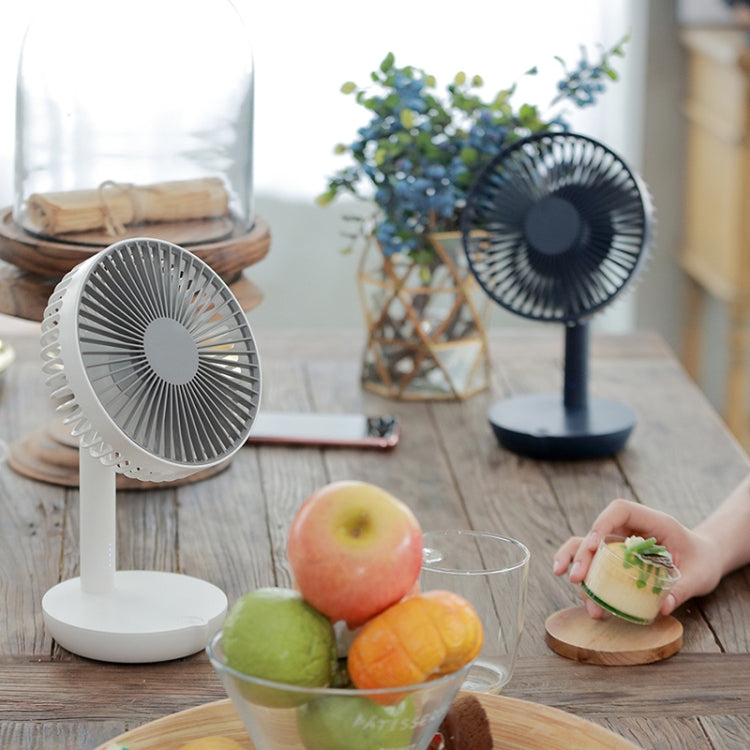 Adjustable Angle USB Charging Mute Desktop Electric Fan, Support 5 Speed Control