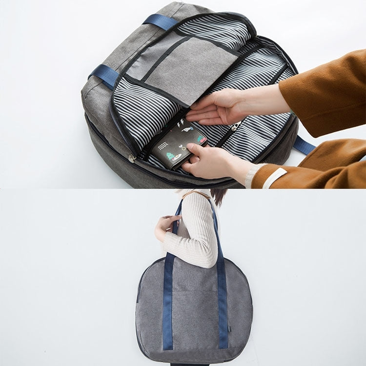 Outdoor Traveling Trolley Bag Handle Storage Bag  Crossbody Bag(Grey)