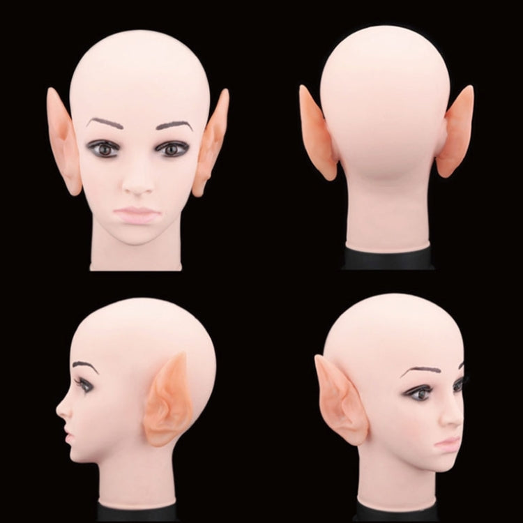 1 Pair Elf Ears Halloween Mask Party Carnival Latex Soft Fake Ears
