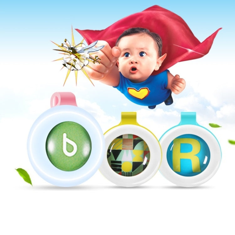 5 PCS Anti-mosquito Buckle Button Plant Essential Oil Inner Core Bugs Away, Random Color Delivery