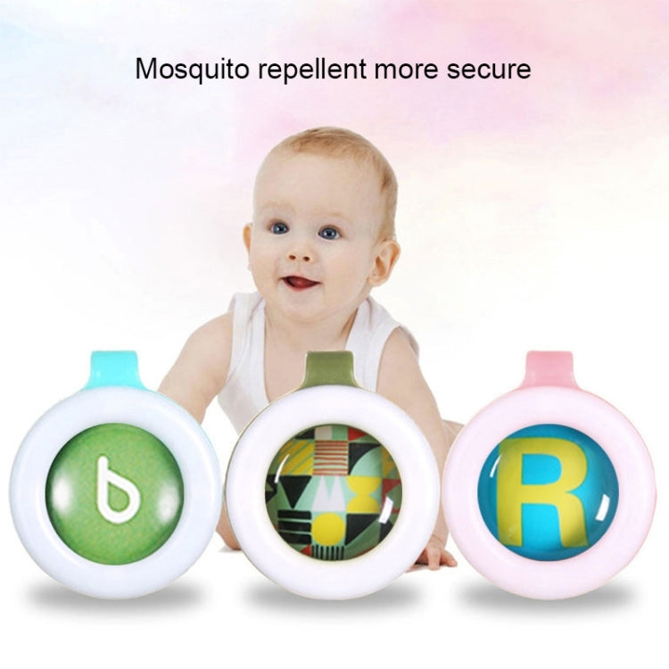 5 PCS Anti-mosquito Buckle Button Plant Essential Oil Inner Core Bugs Away, Random Color Delivery
