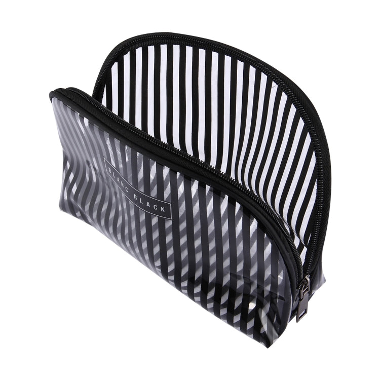 Stripe Style Portable Travel Cosmetic Organizer Bag, Size: 22cm x 17cm x 7cm