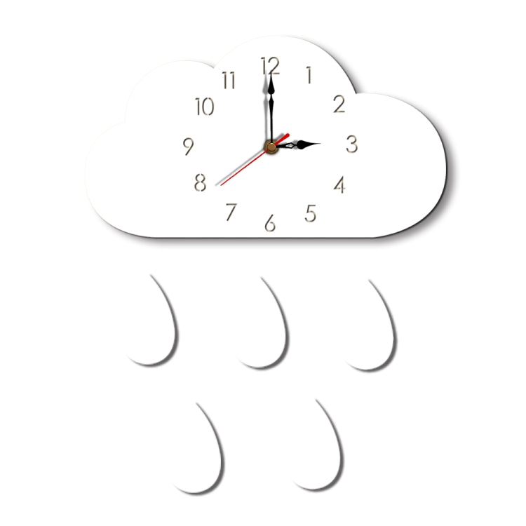 Clouds Pattern Creative Living Room Decorative Wall Clock