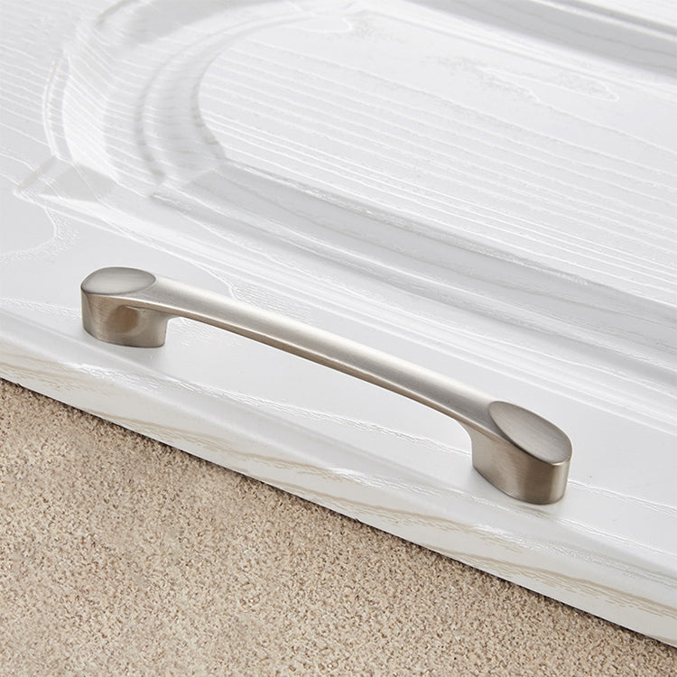 3 PCS 6225-128 Zinc Alloy Stainless Steel Nickel Wire Drawing Cabinet Wardrobe Drawer Door Handle, Hole Spacing: 128mm