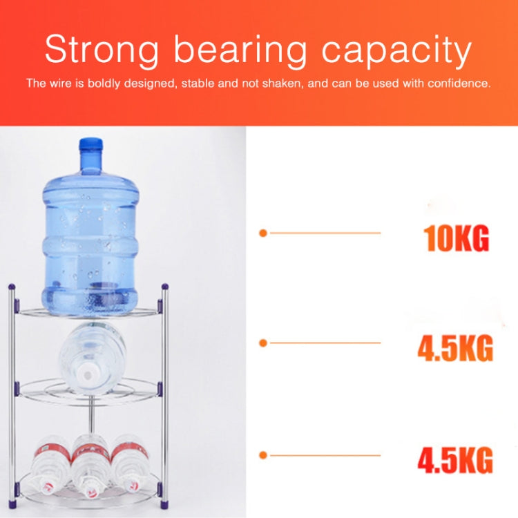 Multi-function Kitchen Pot Rack Three-layer Wok Soup Pot Stainless Steel Pot Rack