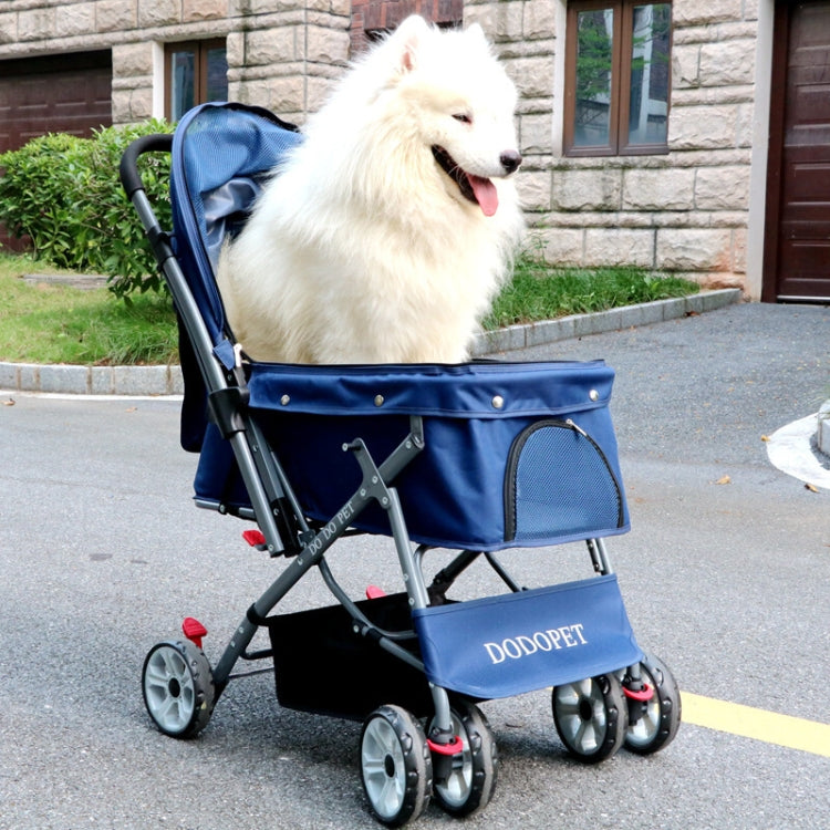 DODOPET Outdoor Shockproof Portable Foldable Dog Cat Pet Trolley
