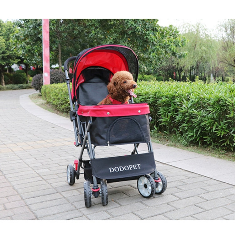 DODOPET Outdoor Shockproof Portable Foldable Dog Cat Pet Trolley