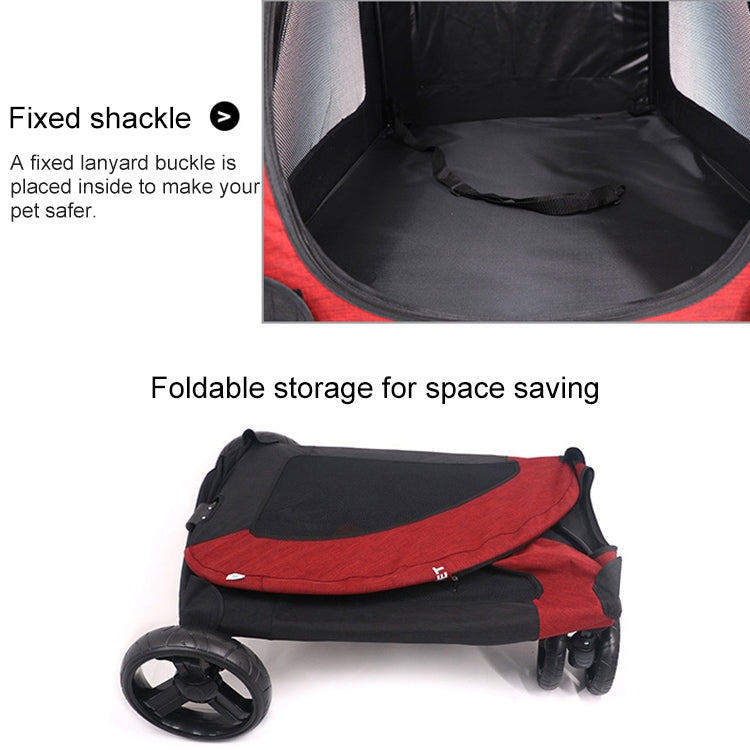 DODOPET Outdoor Portable Foldable Large Dog Pet Trolley