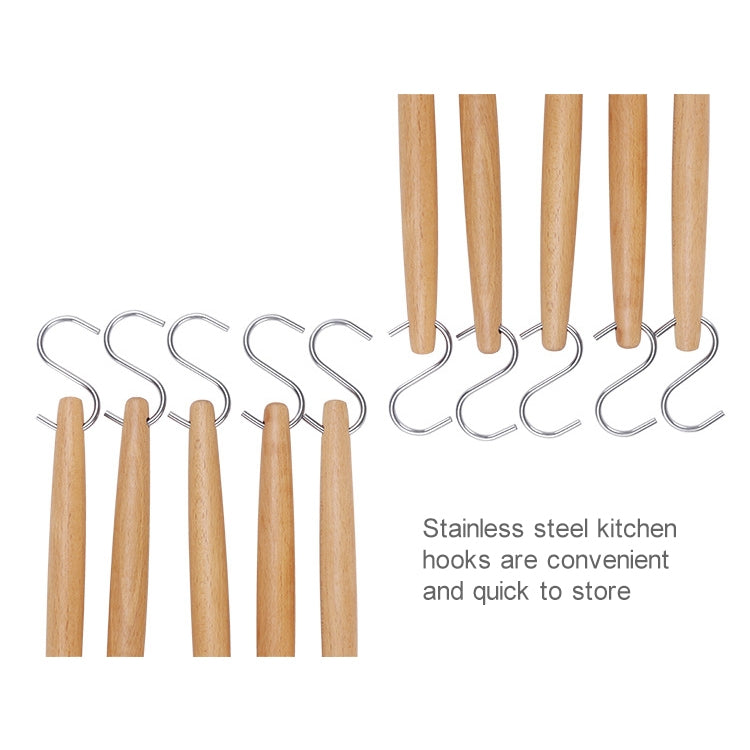 kn082 10 in 1 Stainless Steel Kitchen Tool Hook Set