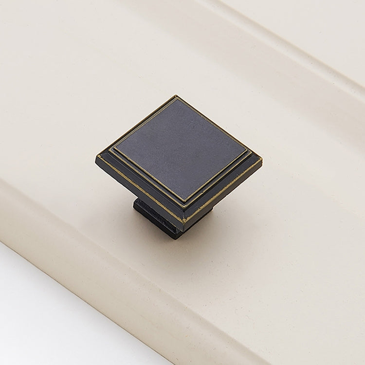 5 PCS 6609 Single Hole American Style Black Brass Drawer Cabinet Handle