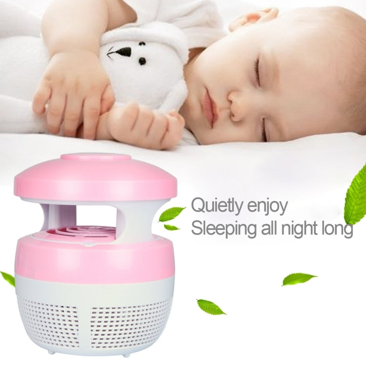 5W 6 LEDs No Radiation Mute Photocatalytic 7-blade Fan USB Mosquito Killer Lamp