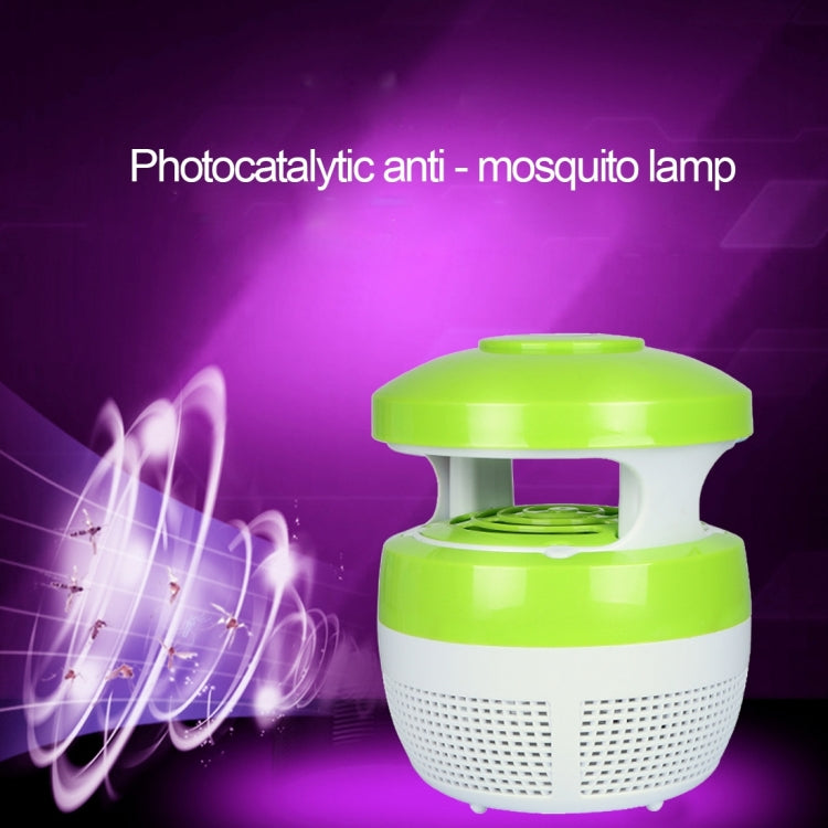 5W 6 LEDs No Radiation Mute Photocatalytic 7-blade Fan USB Mosquito Killer Lamp