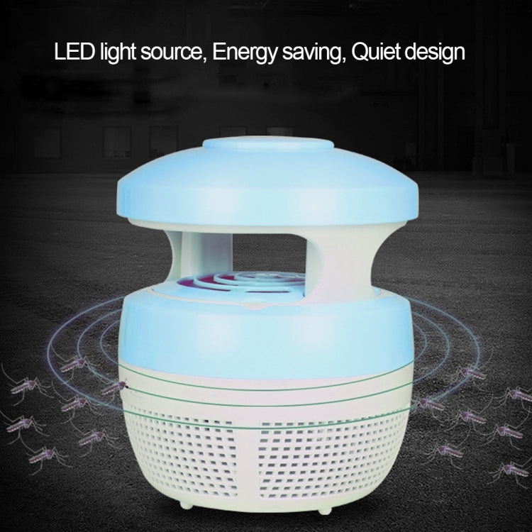 5W 6 LEDs No Radiation Mute Photocatalytic 7-blade Fan USB Mosquito Killer Lamp
