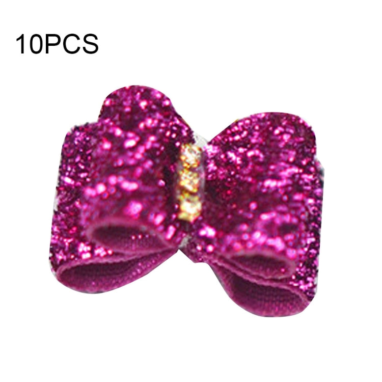 10 PCS Pet Jewelry Modelling Flower Hairpin / Pet Elastic Hairpin for Long Haired Diminutive Pet